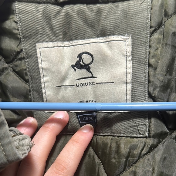 Green Military Field Coat with Quilted Lining men’s xl - Picture 2 of 9